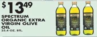 Met Foodmarkets Spectrum Organic Extra Virgin Olive Oil offer