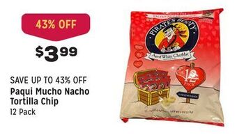 Grocery Outlet Mucho nacho tortilla chip offer