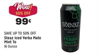 Grocery Outlet Iced yerba mate mint to offer