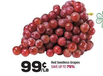 Grocery Outlet Red seedless grapes offer