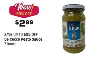 Grocery Outlet Pesto sauce offer