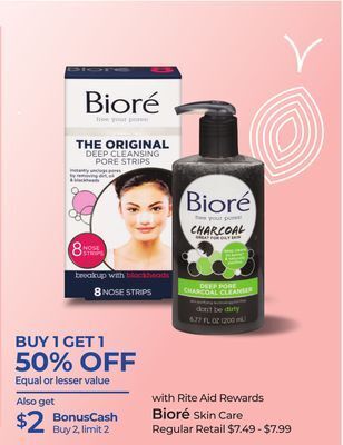 Rite Aid Bioré offer