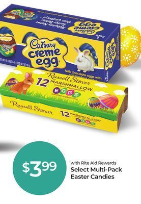 Rite Aid Select multi-pack easter candies offer