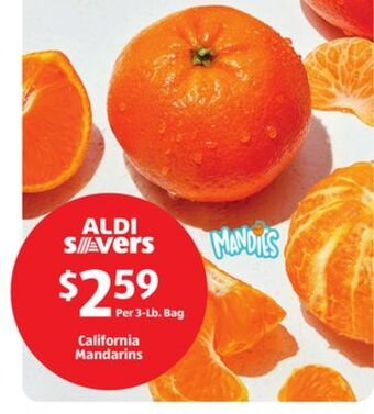 Aldi California mandarins offer