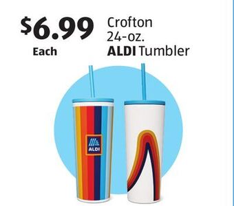 Aldi Crofton 24-oz. aldi tumbler offer