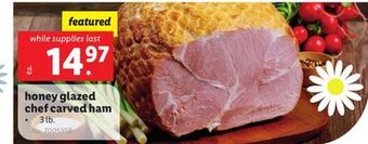 Lidl Honey glazed chef carved ham offer