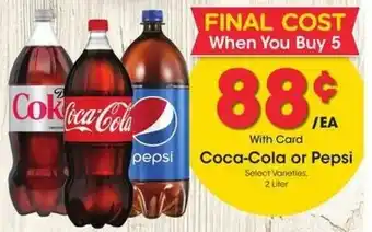 Fry's Coca-Cola or Pepsi offer