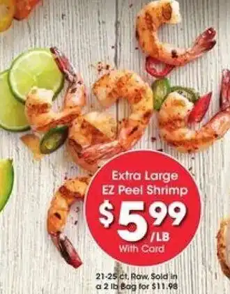 Fry's Extra Large EZ Peel Shrimp offer
