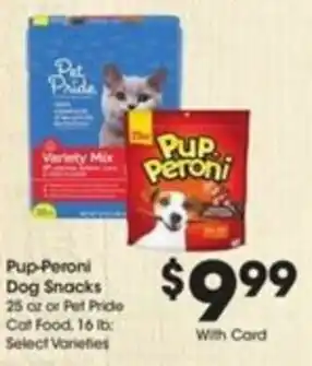 Fry's Pup-Peroni Dog Snacks 25 oz offer
