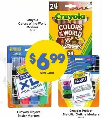 Fry's Crayola Colors Of The World Markers offer
