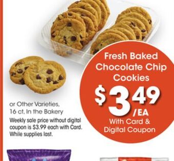 Kroger Fresh baked chocolate chip cookies offer