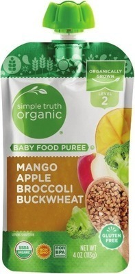 Kroger Simple truth organic baby food purée offer