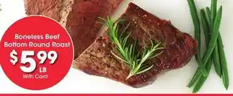 Kroger Boneless beef bottom round roast offer
