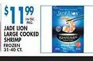 Jade lion large cooked shrimp frozen