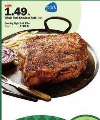 Meijer Whole pork shoulder butt offer