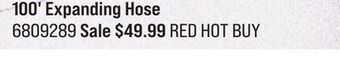 Ace Hardware 100' expanding hose offer