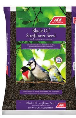 Ace Hardware Ace® black oil sunflower seed, 10 lb. offer