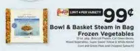ShopRite Bowl & basket steam in bag frozen vegetables offer