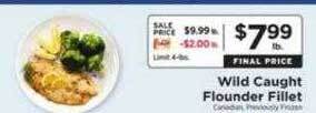 ShopRite Wild caught flounder fillet offer