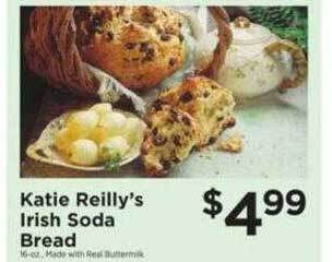 ShopRite Katie reilly's irish soda bread offer