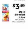 ShopRite Dole blended juice offer