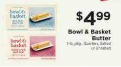 ShopRite Bowl & basket butter offer