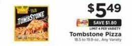 ShopRite Tombstone pizza offer