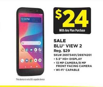 Dollar General Blu view 2 offer