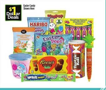 Dollar General Easter candy shown here offer