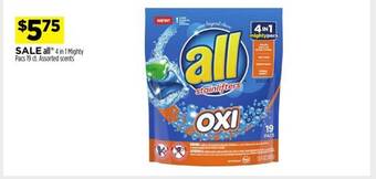 Dollar General All 4 in 1 mighty pacs 19 ct assorted scents offer
