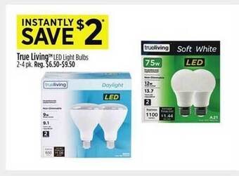 Dollar General True living led light bulbs offer