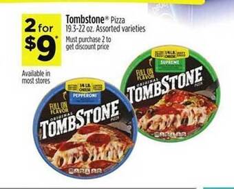 Dollar General Tombstone pizza offer