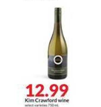 Hy-Vee Kim crawford wine offer