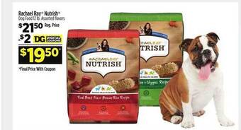 Dollar General Rachael ray nutrish dog food offer