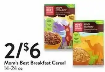 Fresh Thyme Mom's Best Breakfast Cereal 14-24 oz offer