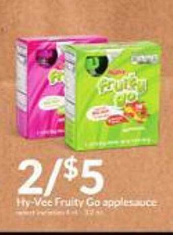 Hy-Vee Hy-vee fruity go applesauce offer