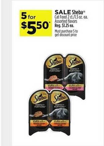 Dollar General Sheba cat food offer