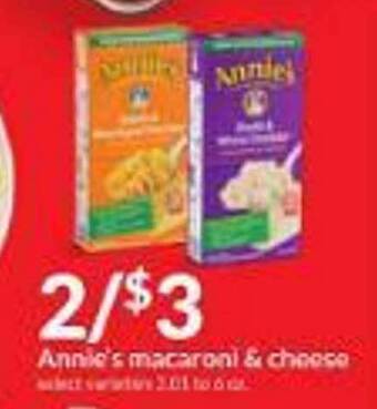 Hy-Vee Annie's macaroni & cheese offer