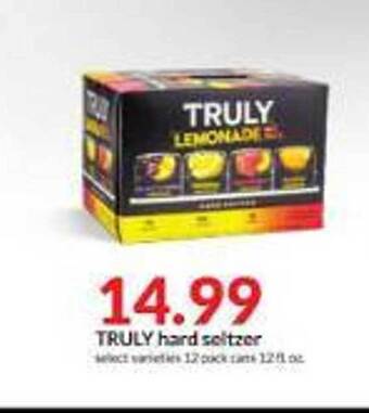 Hy-Vee Truly hard seltzer offer