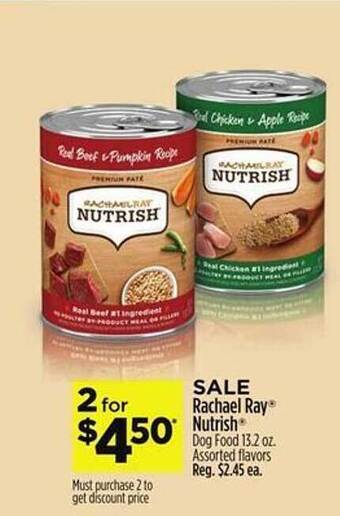 Dollar General Rachael ray nutrish dog food offer