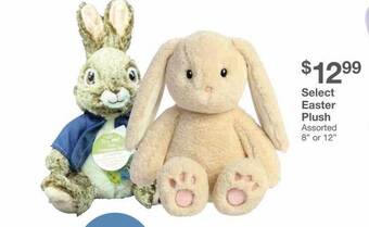 Kinney Drugs Select easter plush offer