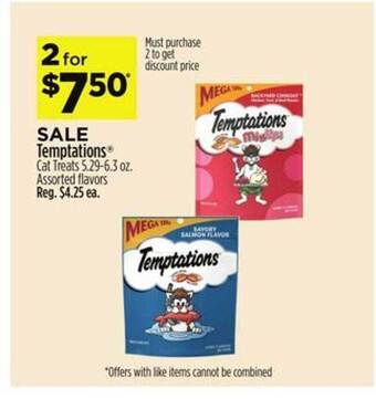 Dollar General Temptations cat treats offer