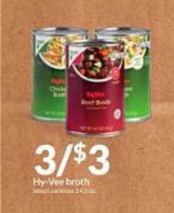 Hy-Vee Hy-vee broth offer