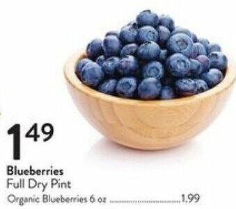Fresh Thyme Blueberries offer