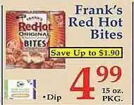 Market Basket Frank's red hot bites offer
