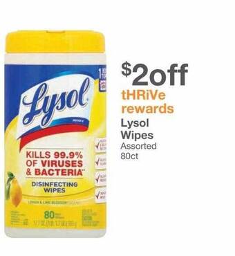 Kinney Drugs Lysol wipes offer