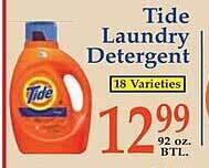 Market Basket Tide laundry detergent offer