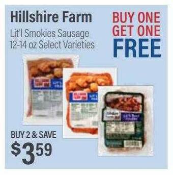 Commissary Hillshire farm lit'l smokies sausage offer