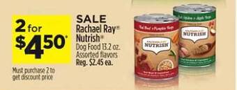 Dollar General Rachael ray nutrish dog food offer