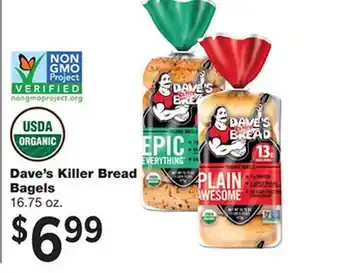 Forest Hills Food Usda organic dave's killer bread bagels offer